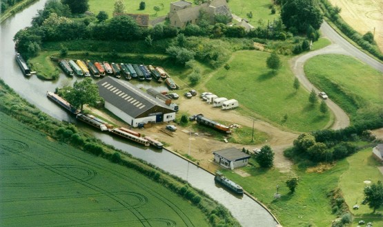 Stowe Hill aerial photo circa 90s