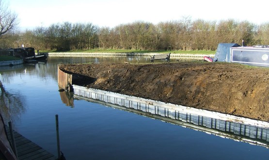 Stowe Hill piling works